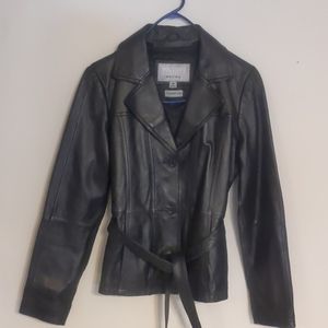 Women's Wilsons Leather Maxima fitted Jacket sz M